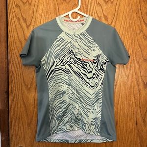 Green Pearl Izumi bike shirt size L.